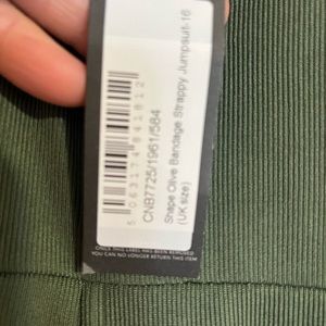 Pretty Little Thing Green Bodysuit